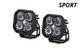 Diode Dynamics SS3 LED Pod Sport - White Flood Standard (Pair)