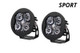 Diode Dynamics SS3 LED Pod Sport - White SAE Driving Round (Pair)
