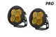 Diode Dynamics SS3 LED Pod Pro - Yellow SAE Fog Round (Pair)