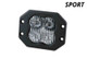 Diode Dynamics SS3 LED Pod Sport - White SAE Fog Flush (Single)