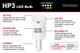 Diode Dynamics 194 LED Bulb HP3 LED Warm - White Set of 12