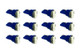 Diode Dynamics 194 LED Bulb SMD2 LED - Blue Set of 12