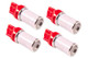 Diode Dynamics 7443 LED Bulb HP48 LED - Red Set of 4