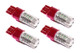 Diode Dynamics 7443 LED Bulb XP80 LED - Red Set of 4