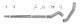 Diamond Eye KIT 5in CB MFLR RPLCMENT PIPE SGL AL: 03-07 FORD 6.0L F250/F350