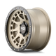 Dirty Life 9311 Enigma Pro 17x9/8x170 BP/-12mm Offset/130.8mm Hub Satin Gold Wheel - Beadlock