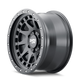 Dirty Life 9311 Enigma Pro 17x9/8x170 BP/-12mm Offset/130.8mm Hub Matte Black Wheel - Beadlock