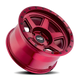 Dirty Life 9315 Compound 17x9 / 5x127 BP / -38mm Offset / 78.1mm Hub Crimson Candy Red Wheel