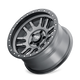 Dirty Life 9309 Canyon Pro 17x9/5x127 BP/-12mm Offset/71.5mm Hub Satin Graphite Wheel - Beadlock