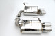 Invidia 22+ Subaru WRX Q300 3.5in. Rolled Dual Wall S.S Tip Axle-back Exhaust