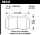 Hawk 04-09 Infiniti G35 3.5L Base Brembo Brakes OE Incl.Pin Clips Shims Front ER-1 Brake Pads