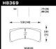 Hawk Wilwood Integra LP 9725 Racing DTC-70 Brake Pads