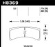 Hawk Wilwood Integra LP 9725 Racing DTC-70 Brake Pads