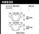 Hawk 04-10 BMW 535i/545i/550i / 04-10 645Ci/650i /02-09 745i/745Li/750  DTC-30 Race Rear Brake Pads