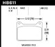 Hawk Willwood 7912 DTC-60 Race Brake Pads