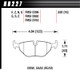 Hawk 95-99 BMW M3 E36 Performance Ceramic Street Rear Brake Pads
