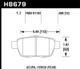 Hawk 2006-11 Honda Ridgeline Street Performance Ceramic Rear Brake Pads