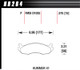 Hawk Super Duty Street Brake Pads HB264P.575