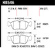 Hawk HP+ Street Brake Pads HB546N.654