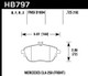 Hawk 17+ Infiniti QX30 Performance Ceramic Street Front Brake Pads