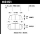 Hawk Mazda RX-7 Black Race Rear Brake Pads