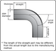 HKS Universal Aluminum Bend - 50mm - 60 Deg -1.5D