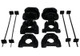 Energy Suspension 97-01 Honda CR-V 4WD Black Motor Mount Insert Set