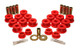 Energy Suspension Rear Control Arm Bushing - Red