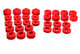 Energy Suspension Gm Body Mount Set - Red 3.4115R