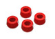 Energy Suspension Shock Bushing Set - Red 9.8143R