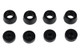 Energy Suspension 05-13 Toyota Tacoma 2WD(Prerunner)/4WD Black Rear Bumper Stop Set
