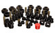 Energy Suspension 81-87 Chevy/GMC 4WD (w/ Aftermarket Frt Springs) Blk Hyper-flex Master Bushing Set