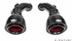 No Longer Available - Eventuri Kevlar Intake with Black Tubes (Red) for 2011-2017 BMW F10 M5 - EVE-F10M5-KV-INT-R