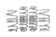 Whiteline 2015 VW Golf MK7-R Performance Lowering Springs