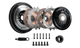 DKM Clutch 01-06 Mini Cooper/Cooper S R53 184mm Ceramic Twin Disc MR Clutch Kit w/Flywheel