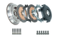 DKM Clutch 99-03 Audi A3 S3 Quattro MS Organic Twin Disc Clutch Kit w/ Flywheel