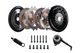 DKM Clutch VW/Audi 2.0L FSI (6 Bolt Motor) Ceramic Twin Disc MR Clutch Kit w/Flywheel