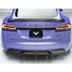 Vorsteiner VRS Tesla Model S Plaid Aero Rear Diffuser Carbon Fiber PP 2x2 Glossy