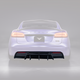 Vorsteiner VRS Tesla Model S Plaid Aero Rear Diffuser Carbon Fiber PP 2x2 Glossy