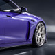 Vorsteiner VRS Tesla Model S Plaid Add-On Aero Fenders Carbon Fiber PP 2x2 Glossy