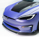 Vorsteiner VRS Tesla Model S Plaid Add-On Aero Bumper Flares Carbon Fiber PP 2x2 Glossy