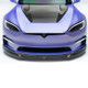 Vorsteiner VRS Tesla Model S Plaid Add-On Aero Bumper Flares Carbon Fiber PP 2x2 Glossy