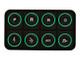 AEM EV 8 Button Keypad CAN Based Programmable Backlighting