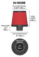 AEM 2.50 inch Short Neck 5 inch Element Filter Replacement
