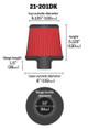 AEM 2.50 inch Short Neck 5 inch Element Filter Replacement