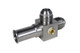 Aeromotive SS Coupler to Convert Ford OE Fuel line (86-06) to Dual -8 AN Male Ports