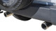 Corsa 2007-2011 Jeep Wrangler 3.8L/12-14 Wrangler 3.6L Polished Sport Axle-Back Exhaust