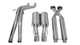 Corsa 2006-2010 Jeep Grand Cherokee 6.1L V8 Polished Sport Cat-Back Exhaust
