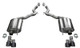 Corsa 2018-2023 Ford Mustang GT Convertible Sport Axle-Back Exhaust w/ Black PVD 4in Tips
