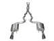 Corsa 2015-17 Ford Mustang GT Coupe 5.0L 3in Sport Cat-Back Exhaust Dual Rear Exit w/ Gun Metal Tips